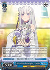 Image for Steadfast Principles, Emilia (SR) (Re:ZERO Vol.2) (RZ/S55-E070S SR) - Weiss Schwarz