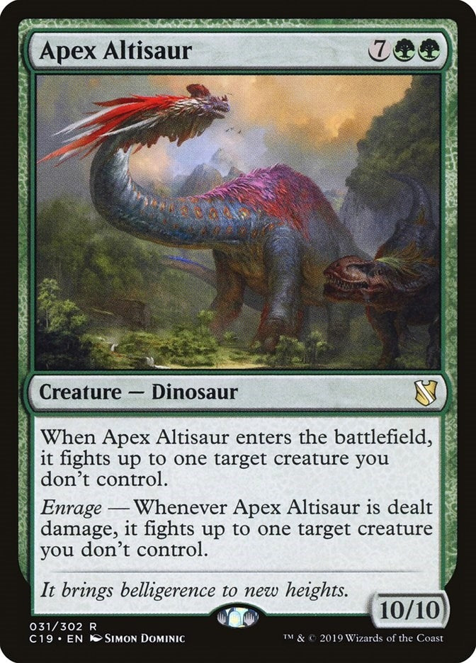 Image for Apex Altisaur (Commander 2019) (31) - Magic: The Gathering