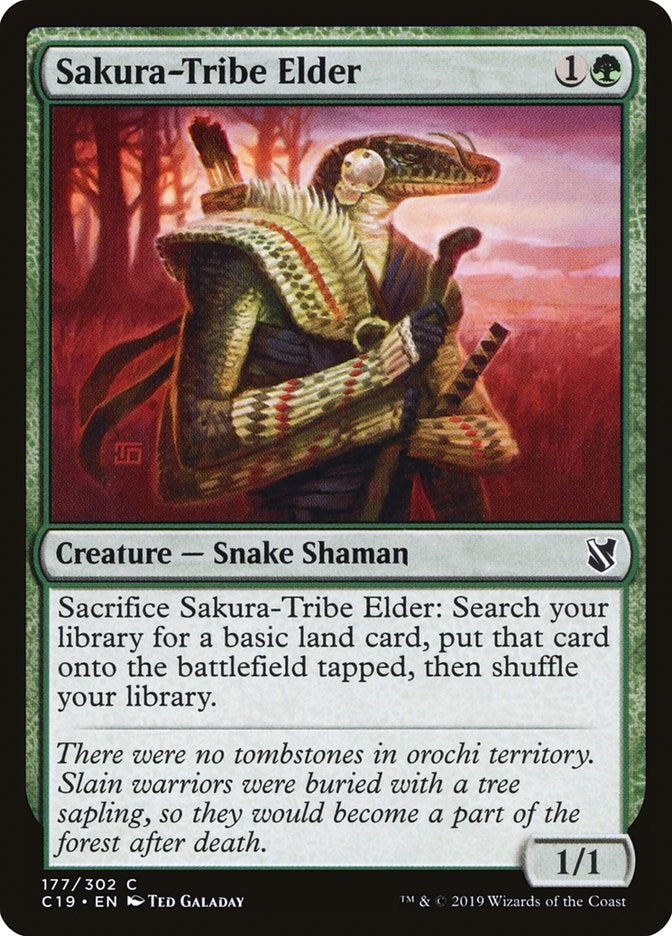 Image for Sakura-Tribe Elder (Commander 2019) (177) - Magic: The Gathering