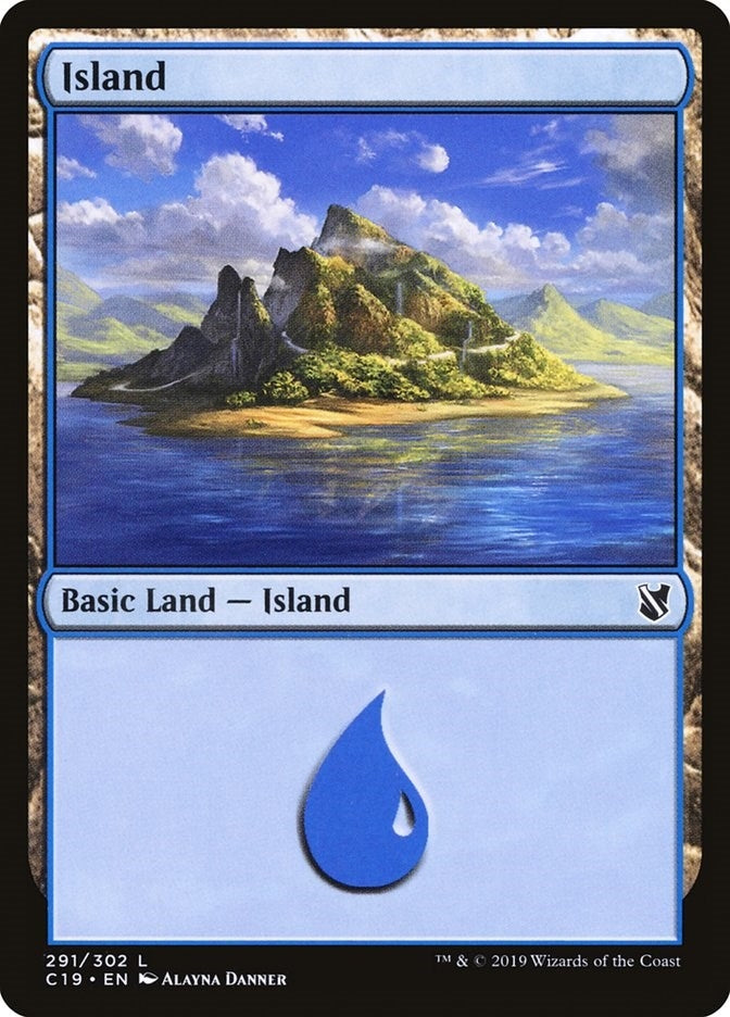 Image for Island (291) (Commander 2019) (291) - Magic: The Gathering