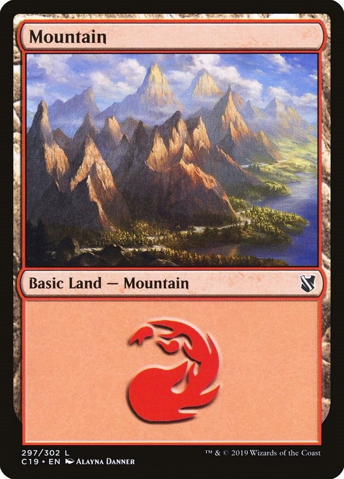 Image for Mountain (297) (Commander 2019) (297) - Magic: The Gathering
