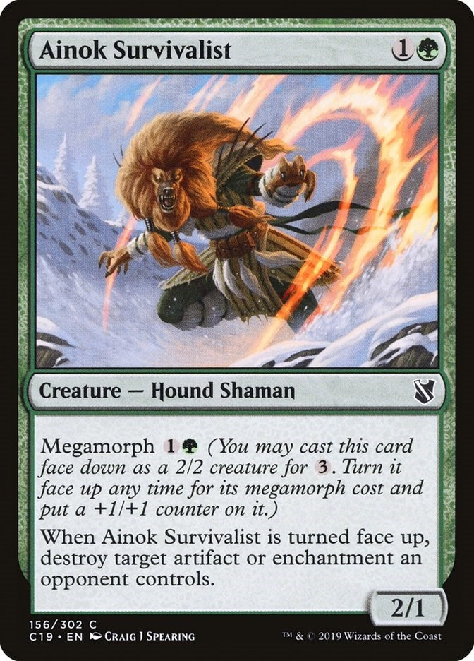 Image for Ainok Survivalist (Commander 2019) (156) - Magic: The Gathering