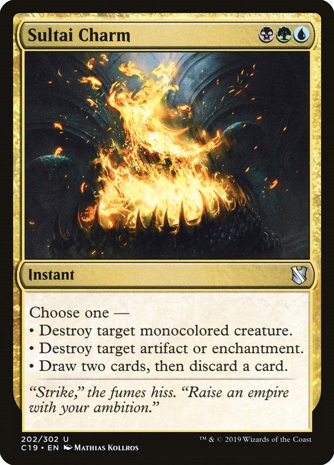 Image for Sultai Charm (Commander 2019) (202) - Magic: The Gathering