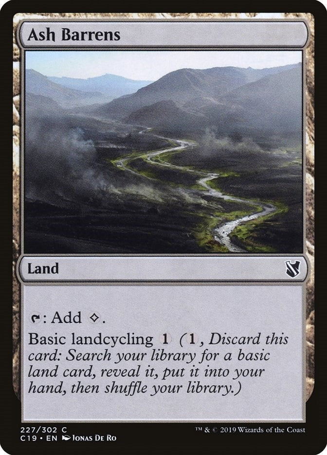 Image for Ash Barrens (Commander 2019) (227) - Magic: The Gathering