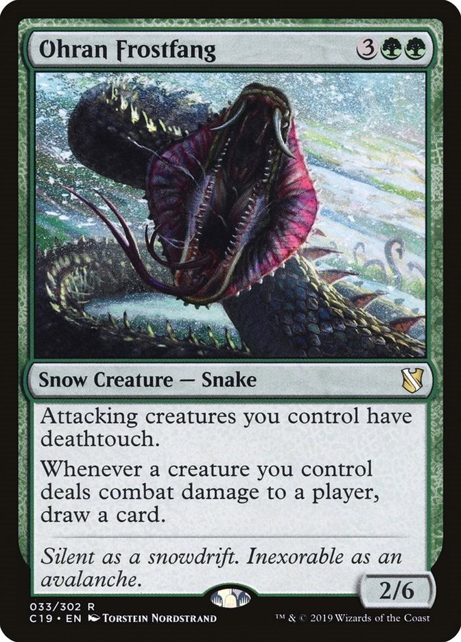 Image for Ohran Frostfang (Commander 2019) (33) - Magic: The Gathering
