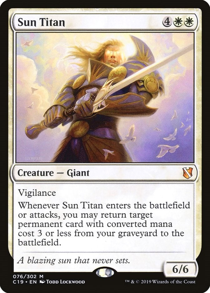 Image for Sun Titan (Commander 2019) (76) - Magic: The Gathering