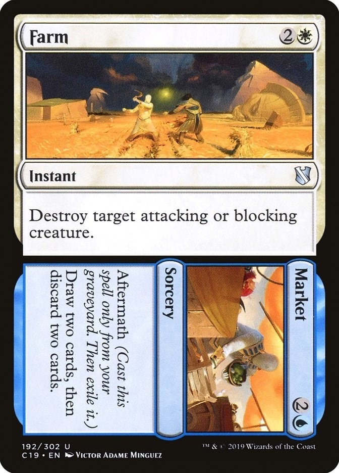 Image for Farm // Market (Commander 2019) (192) - Magic: The Gathering
