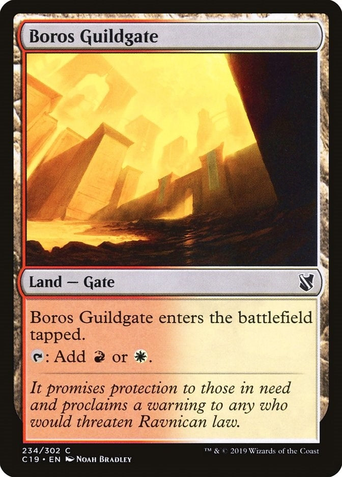 Image for Boros Guildgate (Commander 2019) (234) - Magic: The Gathering