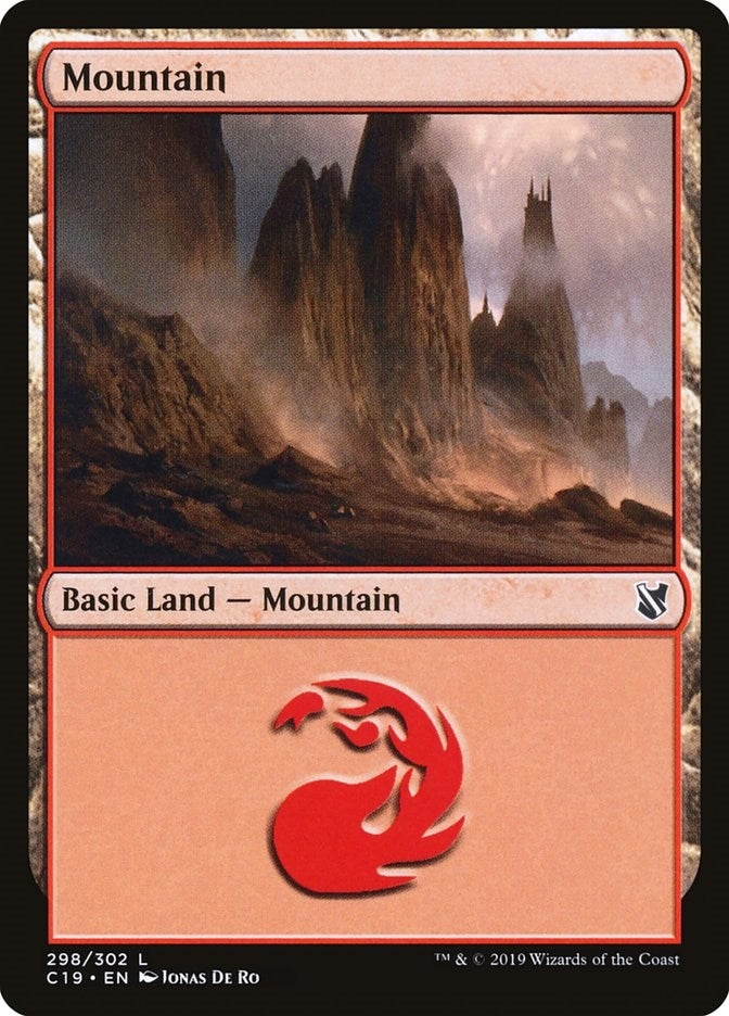 Image for Mountain (298) (Commander 2019) (298) - Magic: The Gathering