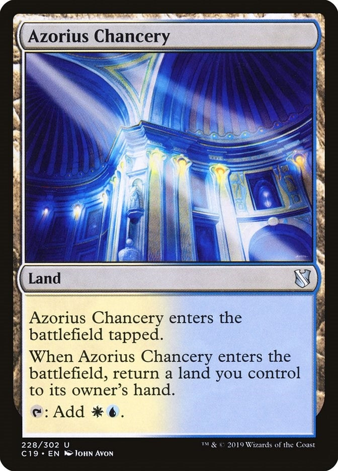 Image for Azorius Chancery (Commander 2019) (228) - Magic: The Gathering