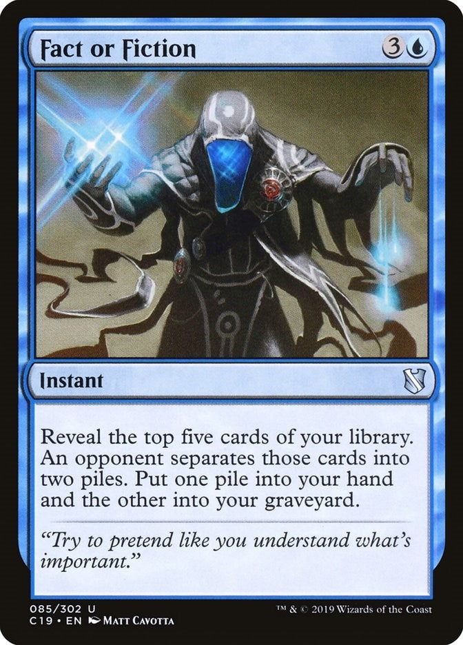 Image for Fact or Fiction (Commander 2019) (85) - Magic: The Gathering