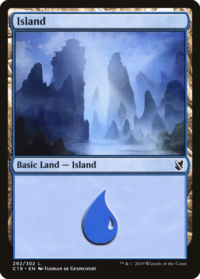 Image for Island (292) (Commander 2019) (292) - Magic: The Gathering