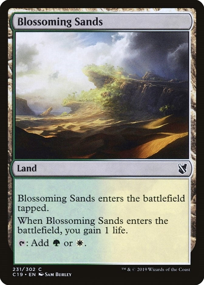 Image for Blossoming Sands (Commander 2019) (231) - Magic: The Gathering