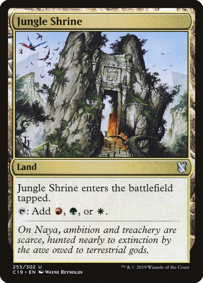 Image for Jungle Shrine (Commander 2019) (255) - Magic: The Gathering
