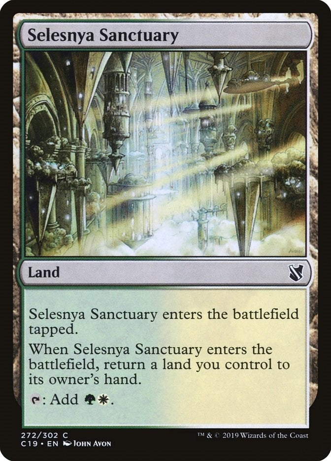 Image for Selesnya Sanctuary (Commander 2019) (272) - Magic: The Gathering