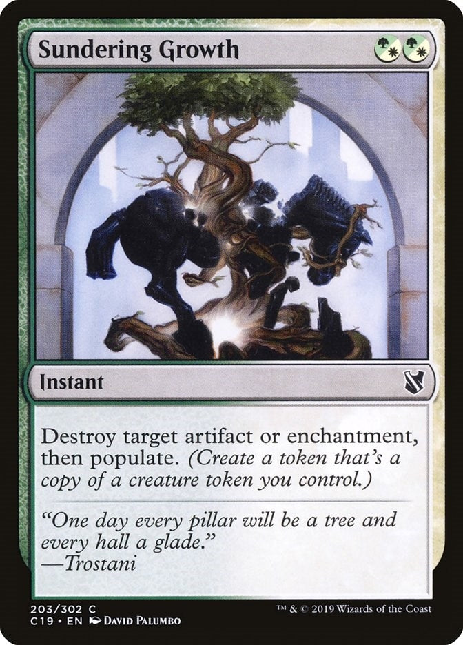 Image for Sundering Growth (Commander 2019) (203) - Magic: The Gathering