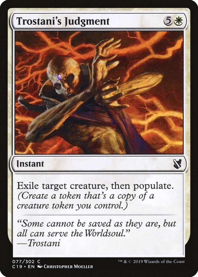 Image for Trostani's Judgment (Commander 2019) (77) - Magic: The Gathering