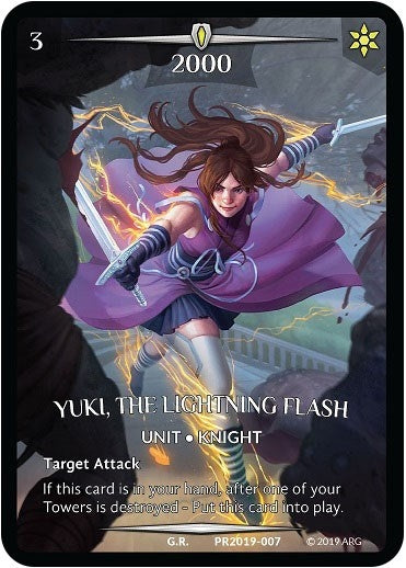 Image for Yuki, the Lightning Flash (Full Art) (Argent Saga Promos) (PR2019-007) - Argent Saga TCG
