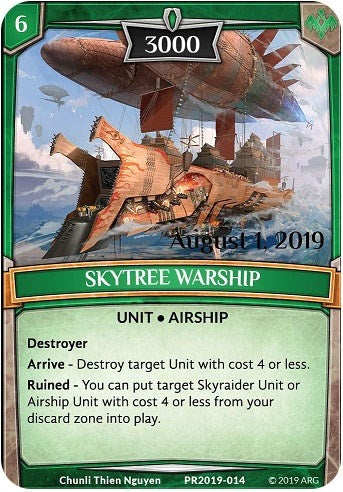 Image for Skytree Warship (Stamped) (Argent Saga Promos) (PR2019-014) - Argent Saga TCG