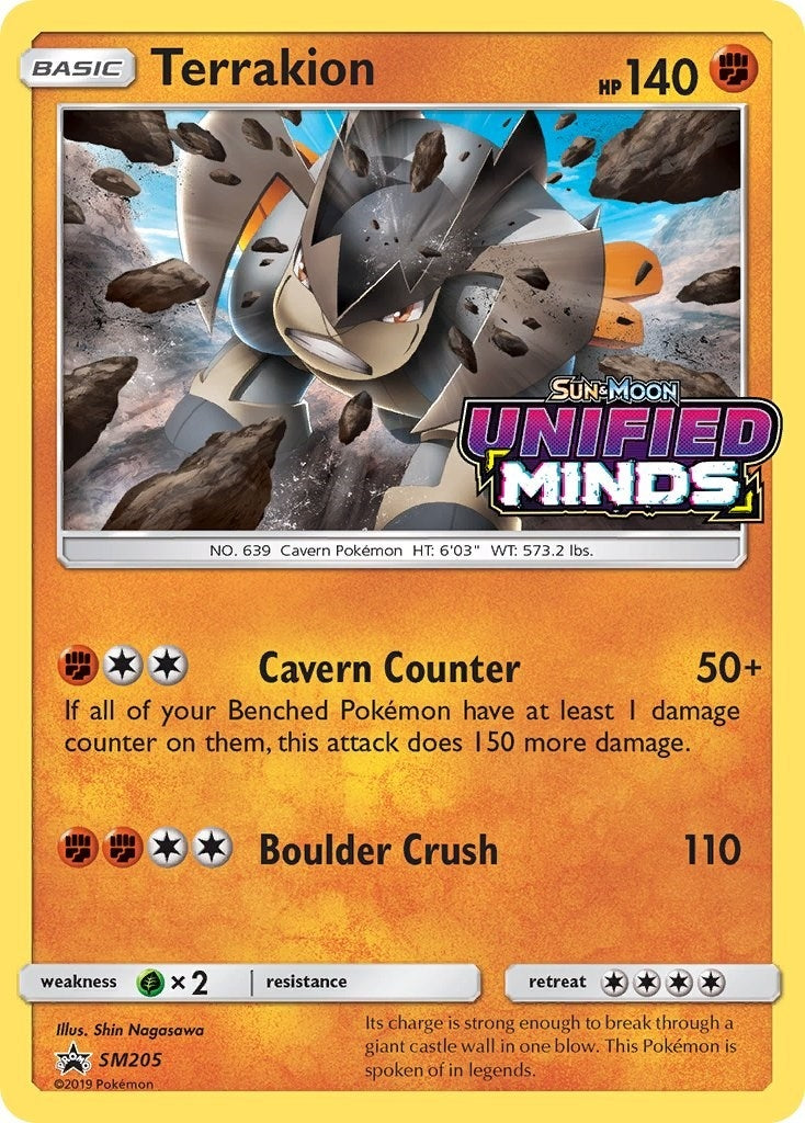 Image for Terrakion - SM205 (Prerelease) (SM Promos) (SM205) - Pokemon