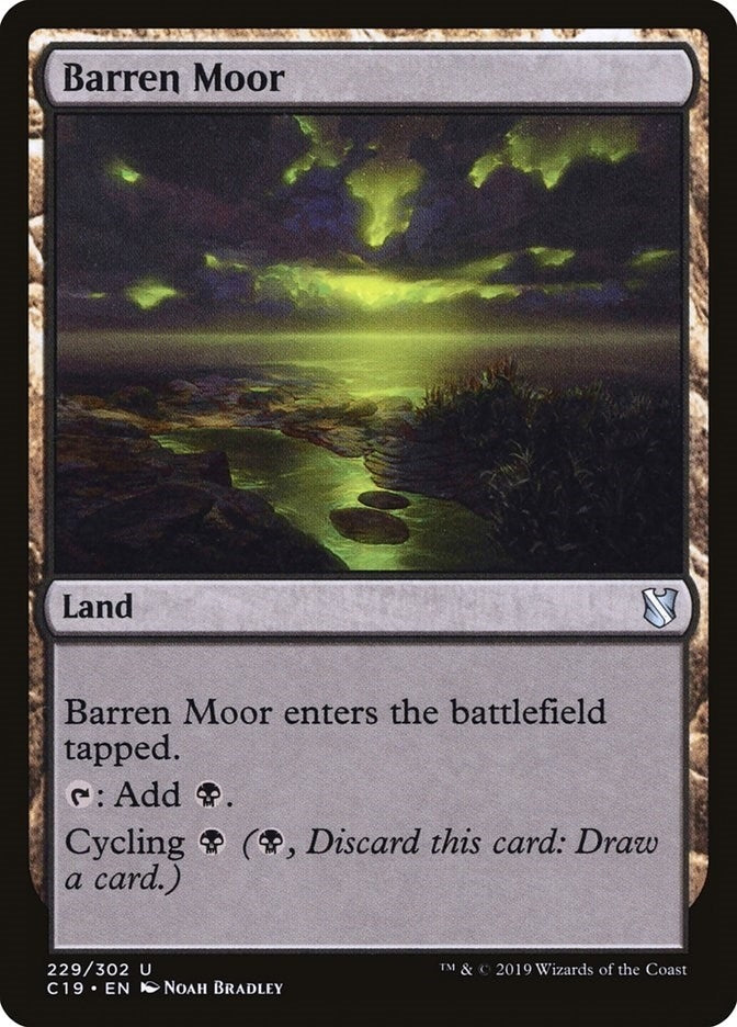 Image for Barren Moor (Commander 2019) (229) - Magic: The Gathering