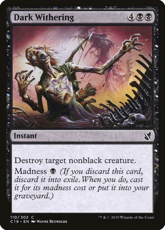 Image for Dark Withering (Commander 2019) (110) - Magic: The Gathering