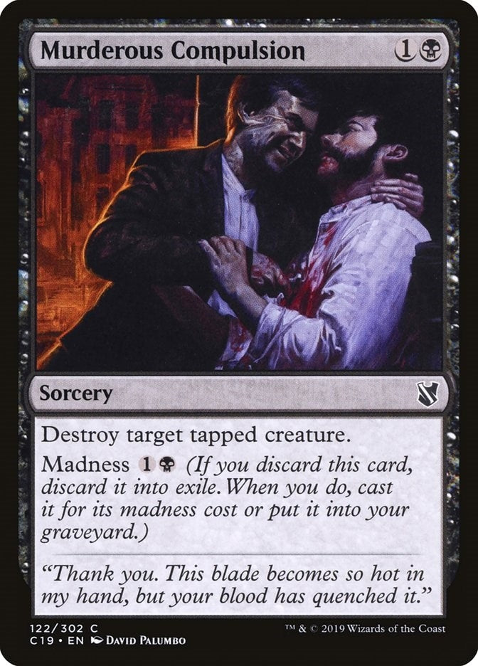 Image for Murderous Compulsion (Commander 2019) (122) - Magic: The Gathering