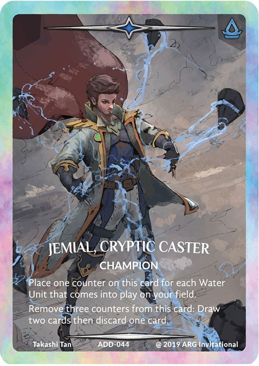 Image for Jemial, Cryptic Caster (Rainbow Metal) (Argent Saga Promos) (ADD-044) - Argent Saga TCG