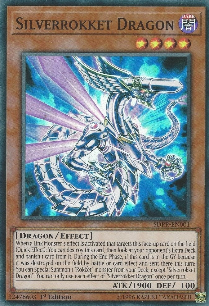 Image for Silverrokket Dragon (Structure Deck: Rokket Revolt) (SDRR-EN001) - YuGiOh