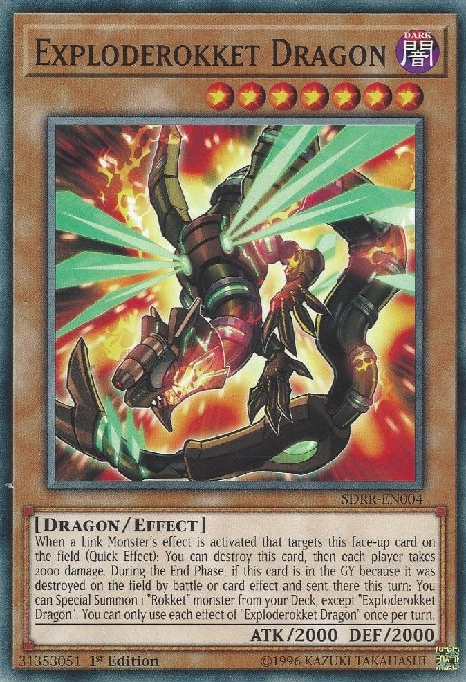 Image for Exploderokket Dragon (Structure Deck: Rokket Revolt) (SDRR-EN004) - YuGiOh