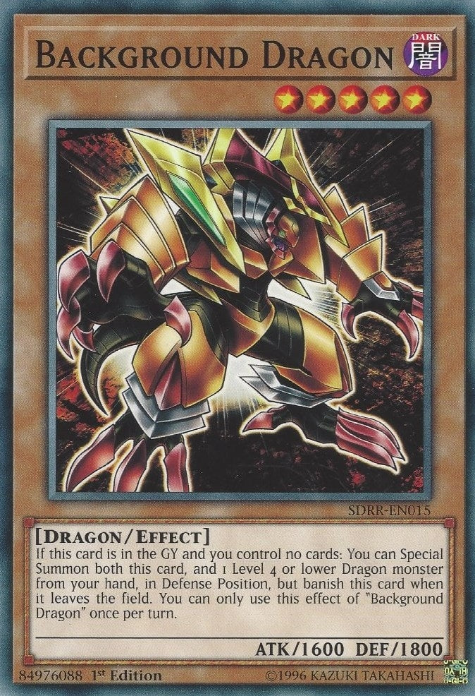 Image for Background Dragon (Structure Deck: Rokket Revolt) (SDRR-EN015) - YuGiOh