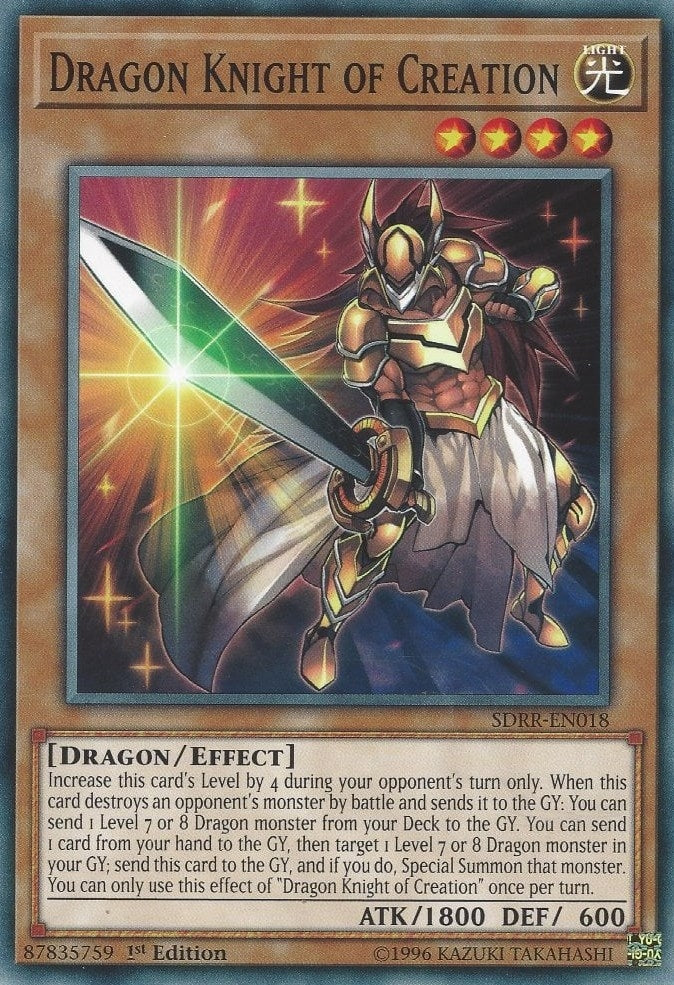 Image for Dragon Knight of Creation (Structure Deck: Rokket Revolt) (SDRR-EN018) - YuGiOh