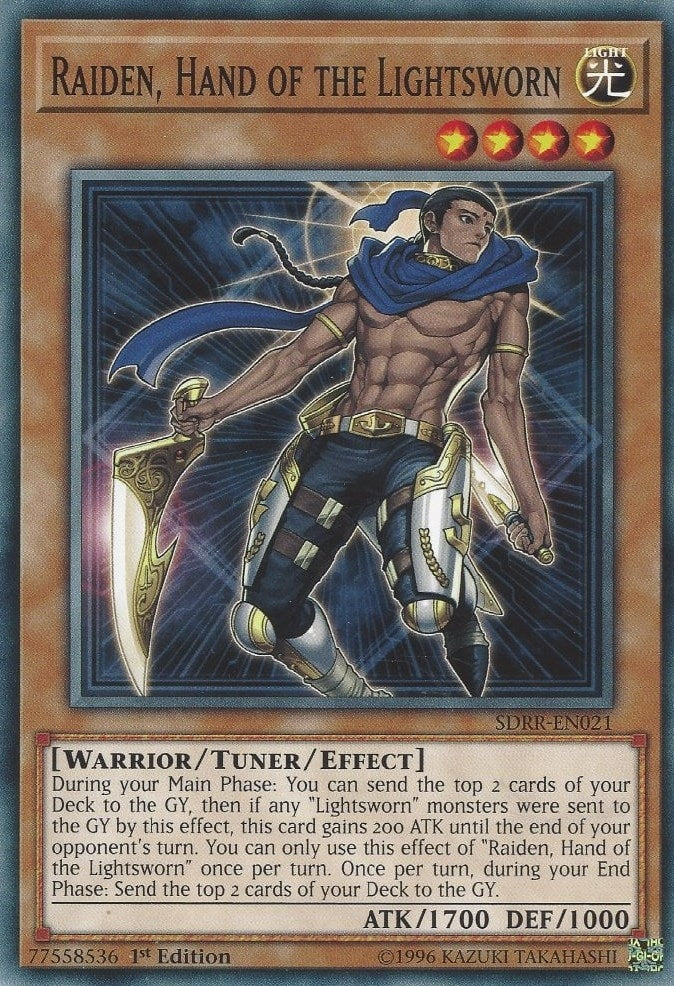 Image for Raiden, Hand of the Lightsworn (Structure Deck: Rokket Revolt) (SDRR-EN021) - YuGiOh