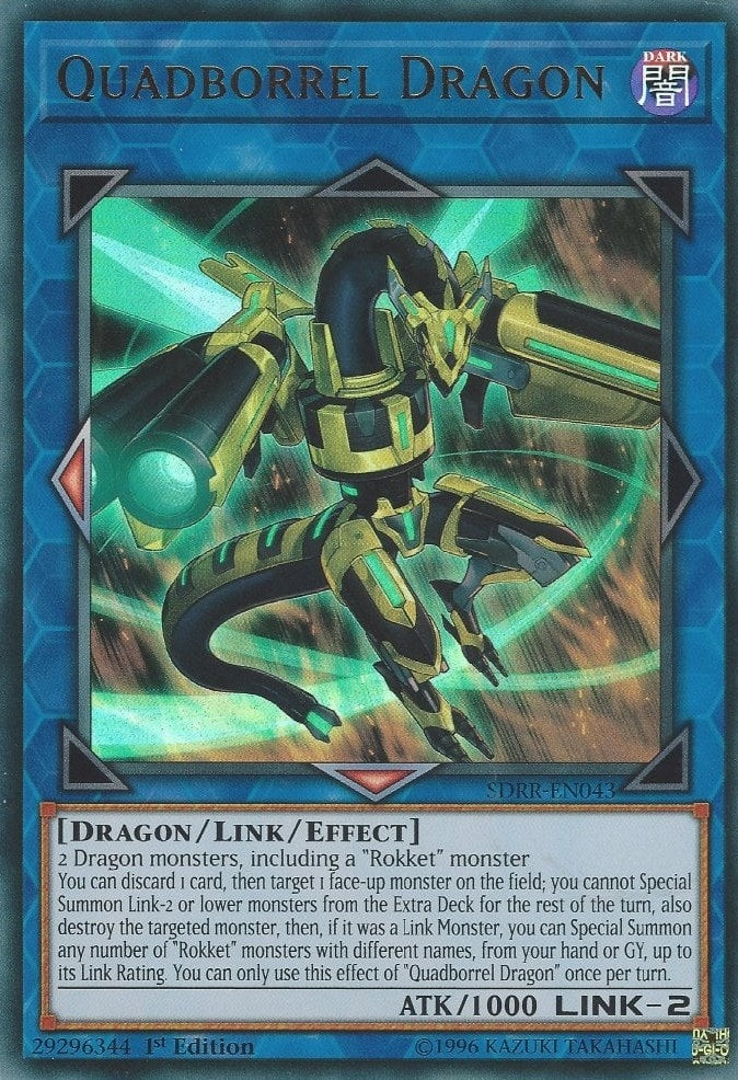Image for Quadborrel Dragon (Structure Deck: Rokket Revolt) (SDRR-EN043) - YuGiOh