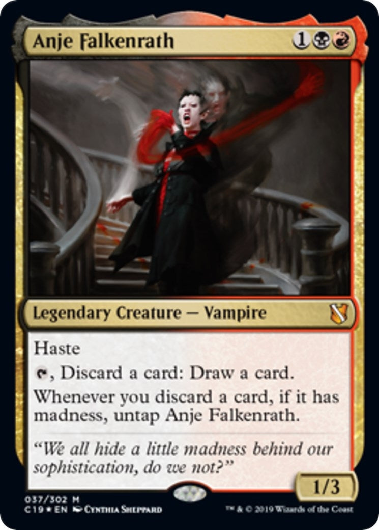 Image for Anje Falkenrath (Commander 2019) (Oversize Cards) (37) - Magic: The Gathering