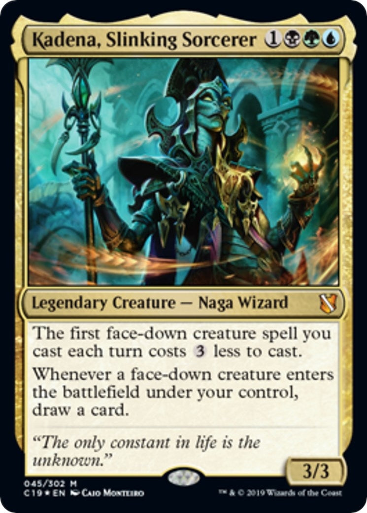 Image for Kadena, Slinking Sorcerer (Commander 2019) (Oversize Cards) (45) - Magic: The Gathering