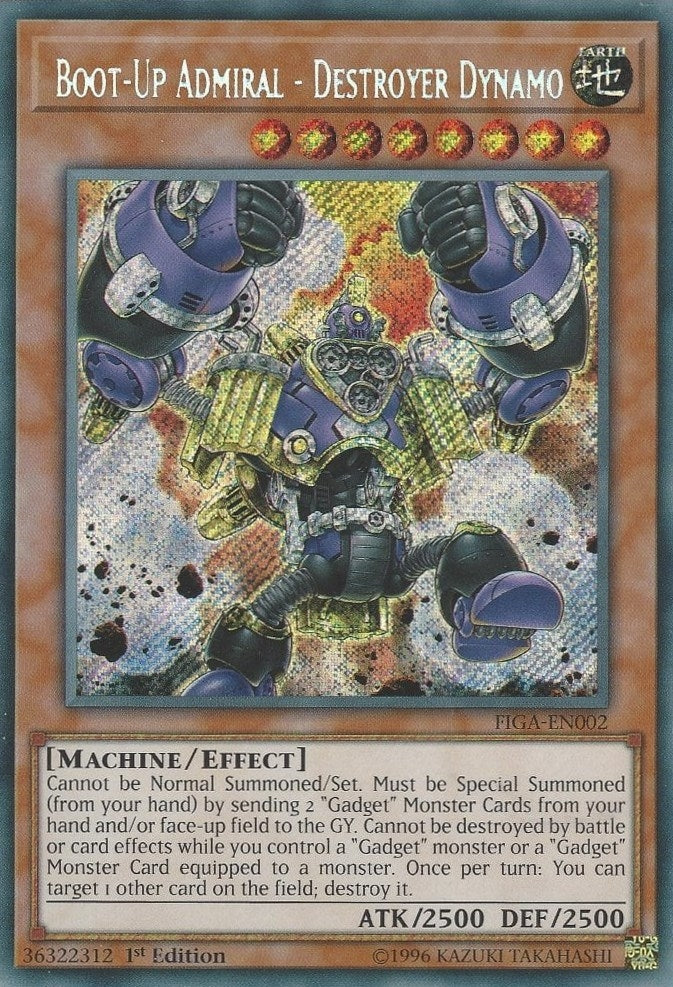 Image for Boot-Up Admiral - Destroyer Dynamo (Fists of the Gadgets) (FIGA-EN002) - YuGiOh