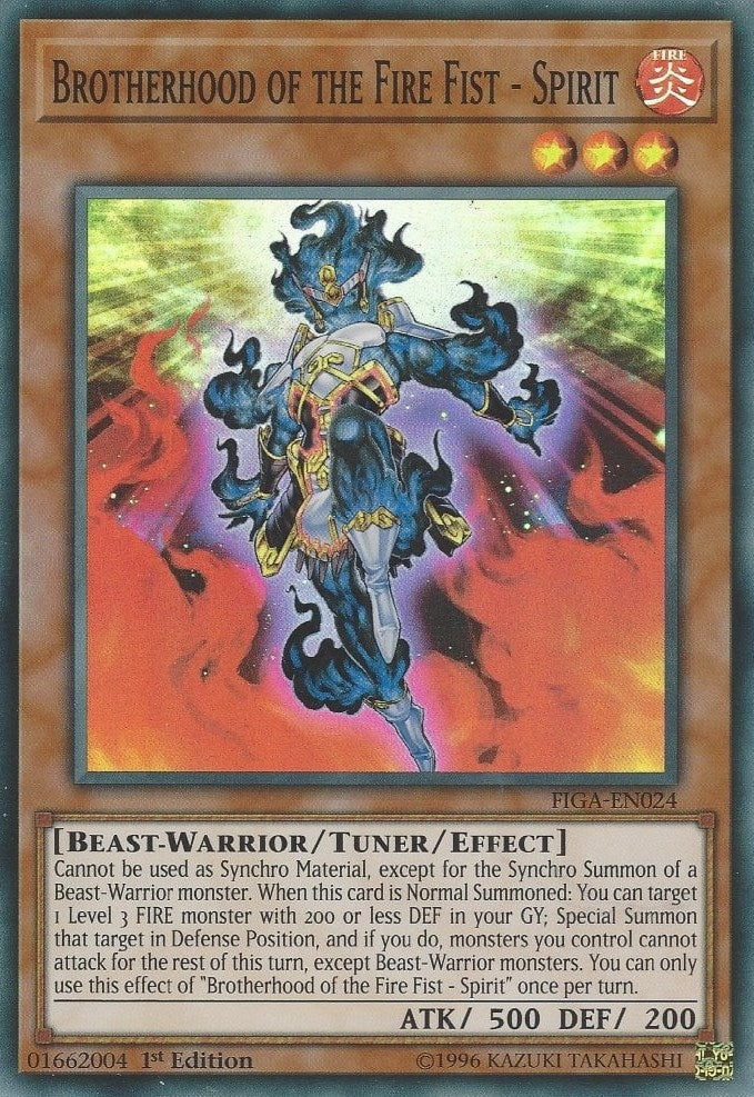 Image for Brotherhood of the Fire Fist - Spirit (Fists of the Gadgets) (FIGA-EN024) - YuGiOh