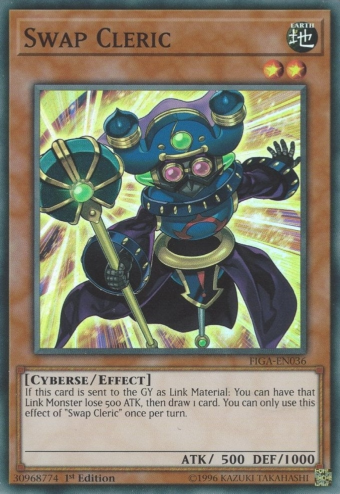 Image for Swap Cleric (Fists of the Gadgets) (FIGA-EN036) - YuGiOh