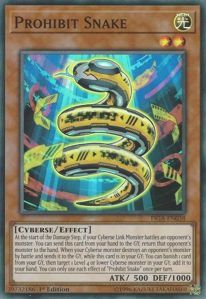 Image for Prohibit Snake (Fists of the Gadgets) (FIGA-EN038) - YuGiOh