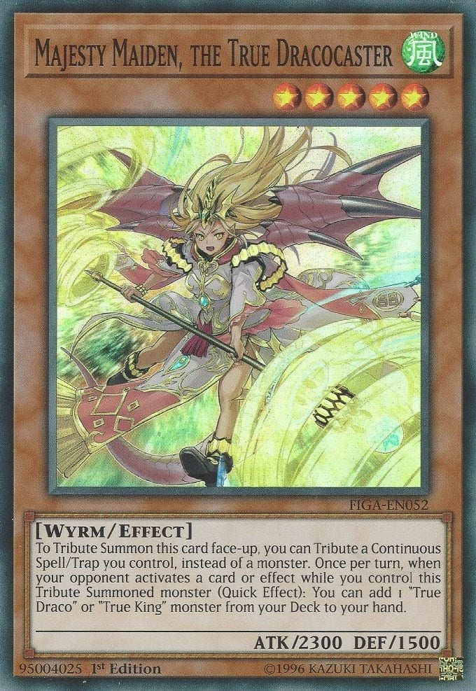 Image for Majesty Maiden, the True Dracocaster (Fists of the Gadgets) (FIGA-EN052) - YuGiOh