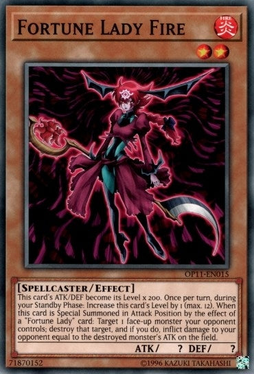 Image for Fortune Lady Fire (OTS Tournament Pack 11) (OP11-EN015) - YuGiOh