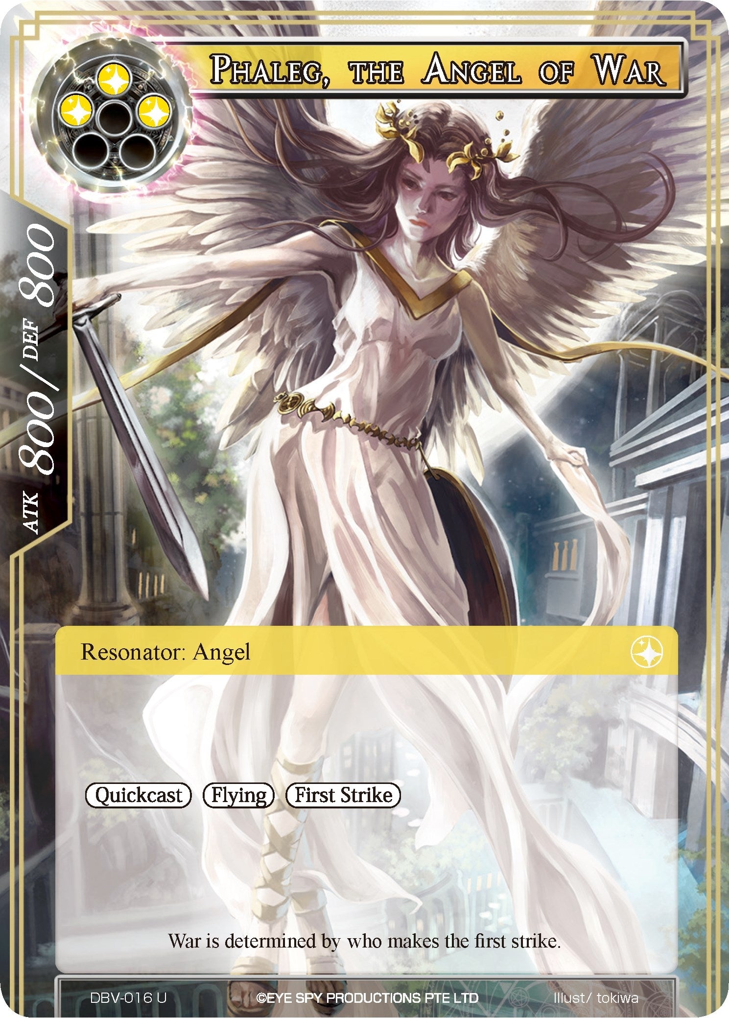 Image for Phaleg, the Angel of War (The Decisive Battle of Valhalla) (DBV-016) - Force of Will
