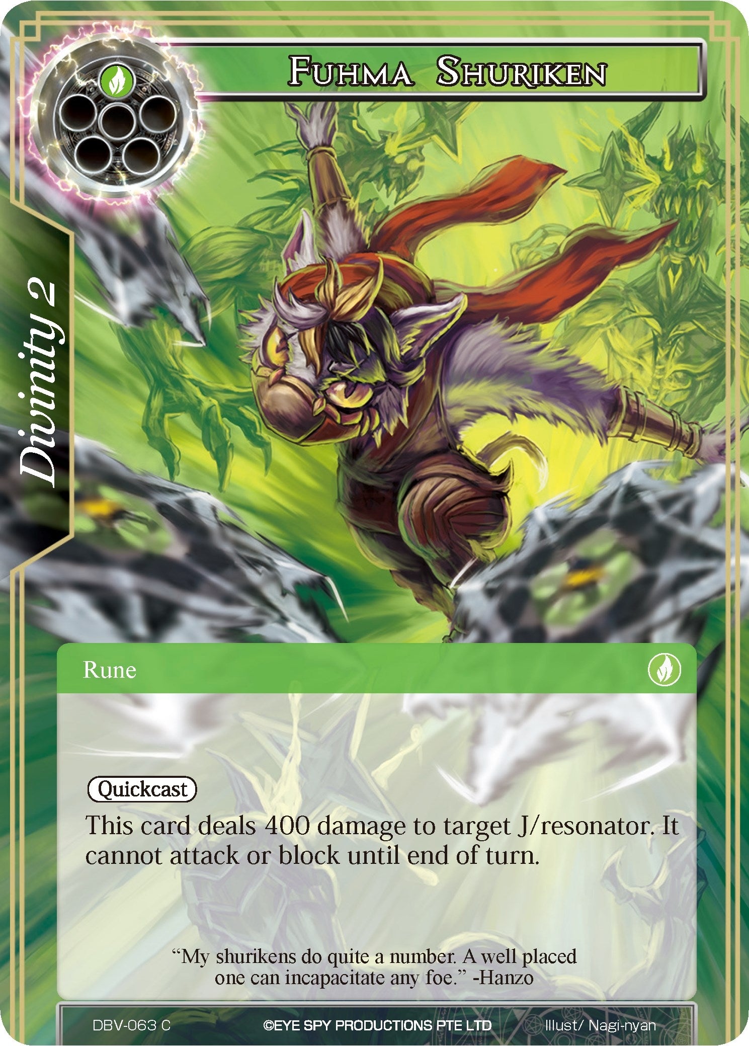 Image for Fuhma Shuriken (The Decisive Battle of Valhalla) (DBV-063) - Force of Will