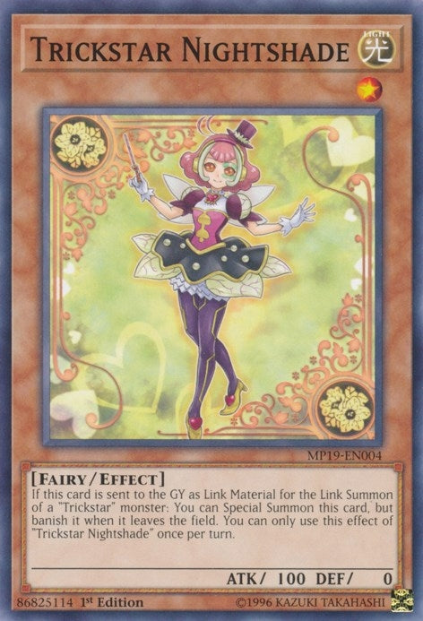 Image for Trickstar Nightshade (2019 Gold Sarcophagus Tin Mega Pack) (MP19-EN004) - YuGiOh