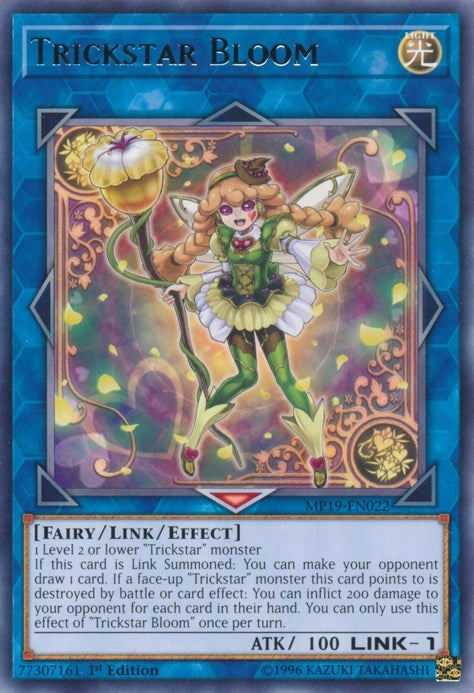 Image for Trickstar Bloom (2019 Gold Sarcophagus Tin Mega Pack) (MP19-EN022) - YuGiOh