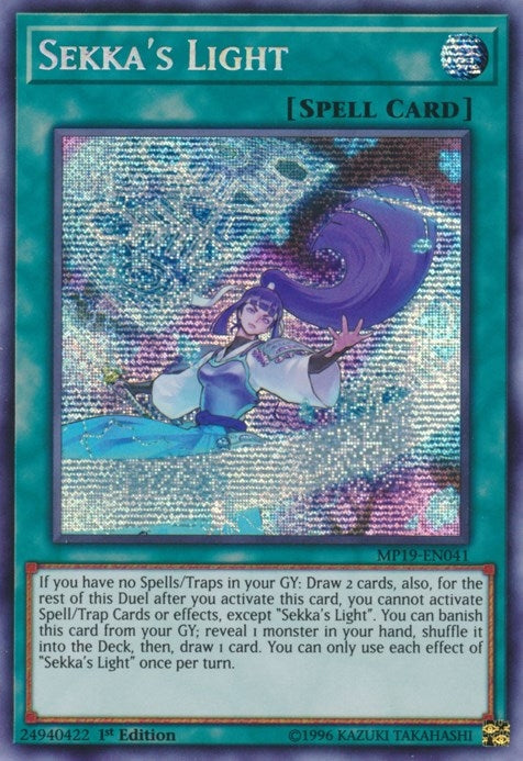 Image for Sekka's Light (2019 Gold Sarcophagus Tin Mega Pack) (MP19-EN041) - YuGiOh