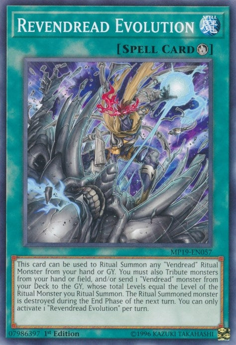 Image for Revendread Evolution (2019 Gold Sarcophagus Tin Mega Pack) (MP19-EN057) - YuGiOh