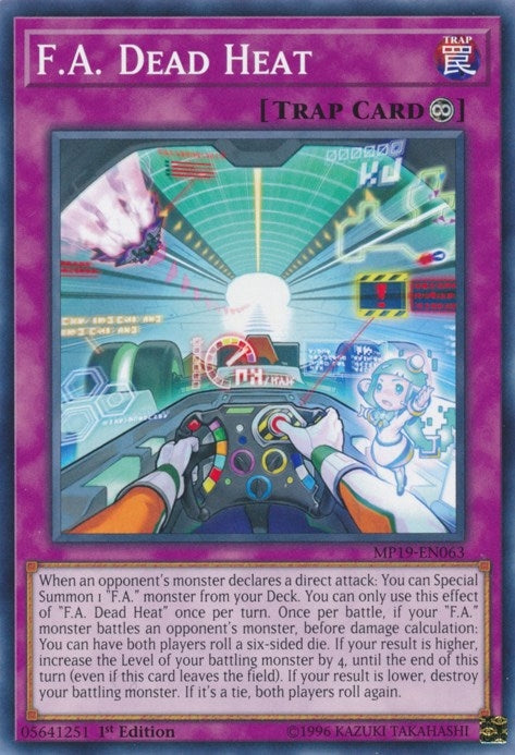 Image for F.A. Dead Heat (2019 Gold Sarcophagus Tin Mega Pack) (MP19-EN063) - YuGiOh
