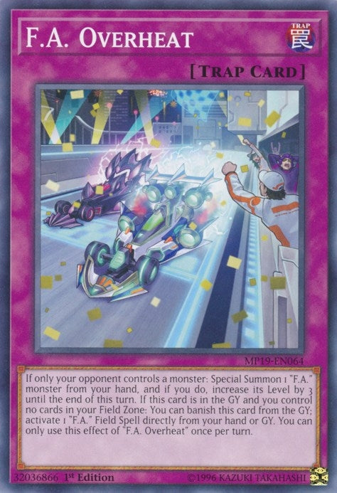 Image for F.A. Overheat (2019 Gold Sarcophagus Tin Mega Pack) (MP19-EN064) - YuGiOh